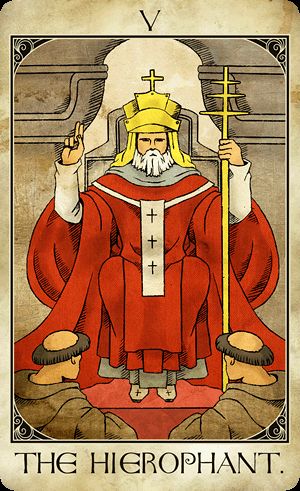 タロットカードで深く知るあの人の本性◆あの人はどんな人？ 法王　The Hierophant