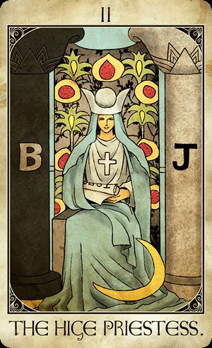 略奪愛の行方◆タロットカードが示す【あの人の気持ちと二人の未来】 女教皇　The High Priestess